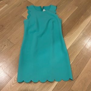J.Crew Factory Scalloped Dress